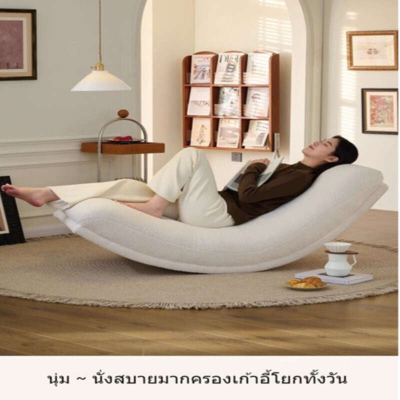 ส่วนวินเทจสำหรับลมโซฟา Lazy ที่เป็นเก้าอี้เดี่ยวเก้าอี้สำหรับห้องพักขนาดเล็กส่วนผีเสื้อหนังห้องนั่งเล่น