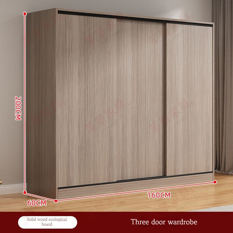 ห้องนอนประตูบานเลื่อนหน้าแรกห้องนอนจะมีแบบเรียบง่ายในตู้เสื้อผ้า 1.8ม