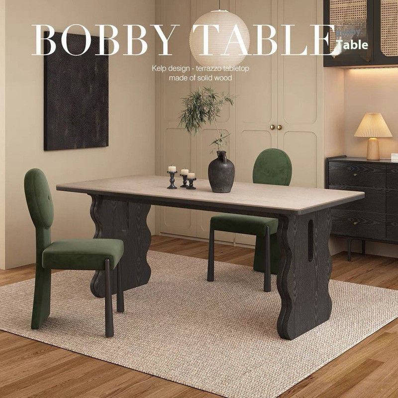 ส่วนนอร์ดิกสูง Hole Stone Board ตารางที่รองรับวินเทจในส่วนของสีดำและสีวอลนัทโบราณความหนาทนทาน