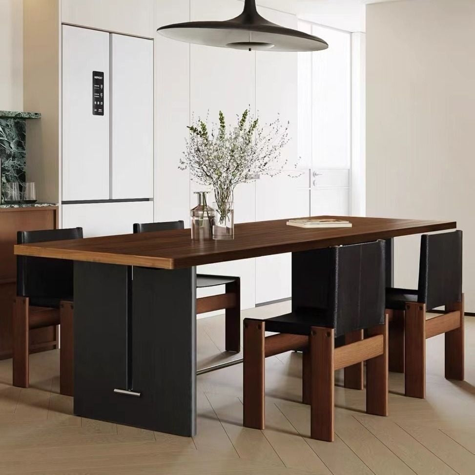 พาร์ติชันโบราณวอลนัทโต๊ะรองรับห้องนั่งเล่นสไตล์โต๊ะกาแฟรูปองค์กรขนาดเล็ก...