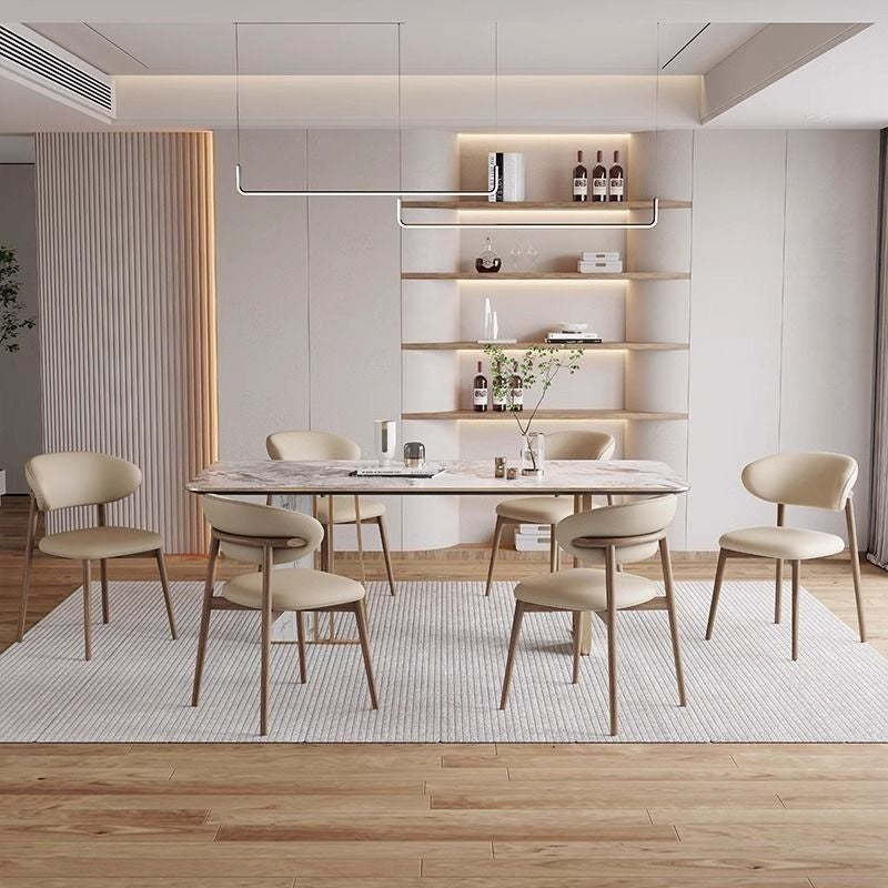 เก้าอี้นอร์ดิก Modern Minimalist Designer โต๊ะอาหารอิตาลีเก้าอี้ร้านกาแฟเก้าอี้โรงแรมส่วนที่เหลือพักผ่อน