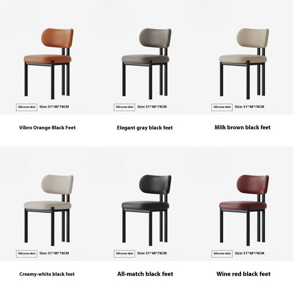 รองรับสไตล์นอร์ดิกอิตาลีออกแบบเก้าอี้เก้าอี้หนังเพื่อแสดงให้เลือก