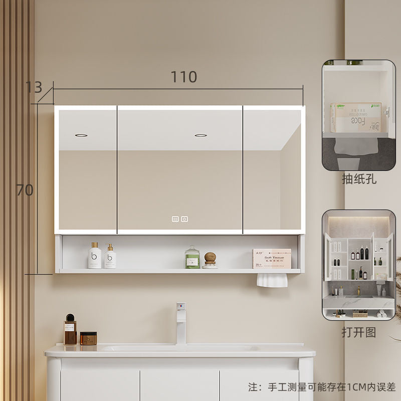 (aluminum)อลูมิเนียมอัลลอยด์สมาร์ทกระจกตู้ห้องน้ำกระจกสมาร์ท