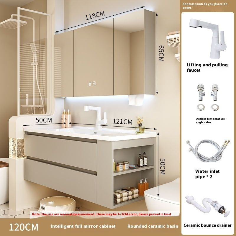 ตรวจสอบห้องน้ำตู้กระจกสมาร์ทห้องน้ำฮาร์ดแวร์เซรามิก