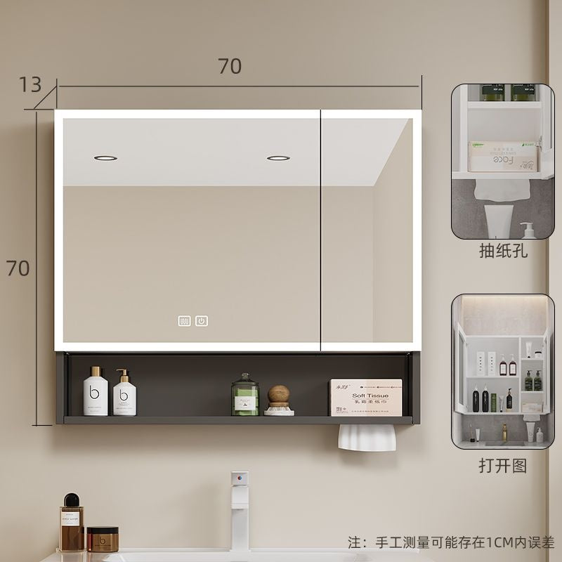 (aluminum)อลูมิเนียมอัลลอยด์สมาร์ทกระจกตู้ห้องน้ำกระจกสมาร์ท