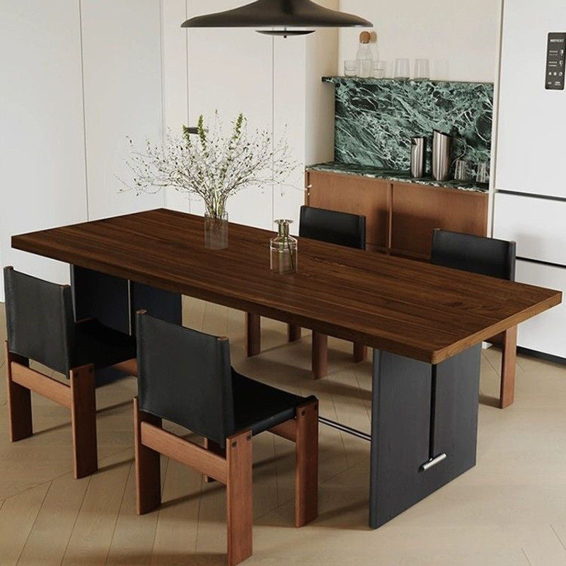 พาร์ติชันโบราณวอลนัทโต๊ะรองรับห้องนั่งเล่นสไตล์โต๊ะกาแฟรูปองค์กรขนาดเล็ก...