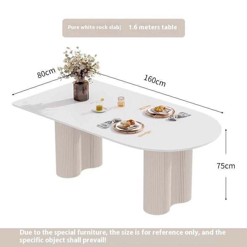 โต๊ะเก้าอี้ Island Table Slate ส่วนใหญ่จะดูหรูหราสไตล์ฝรั่งเศสครีมในส่วนของโต๊ะเก้าอี้รวมร้านอาหารหน้าแรก