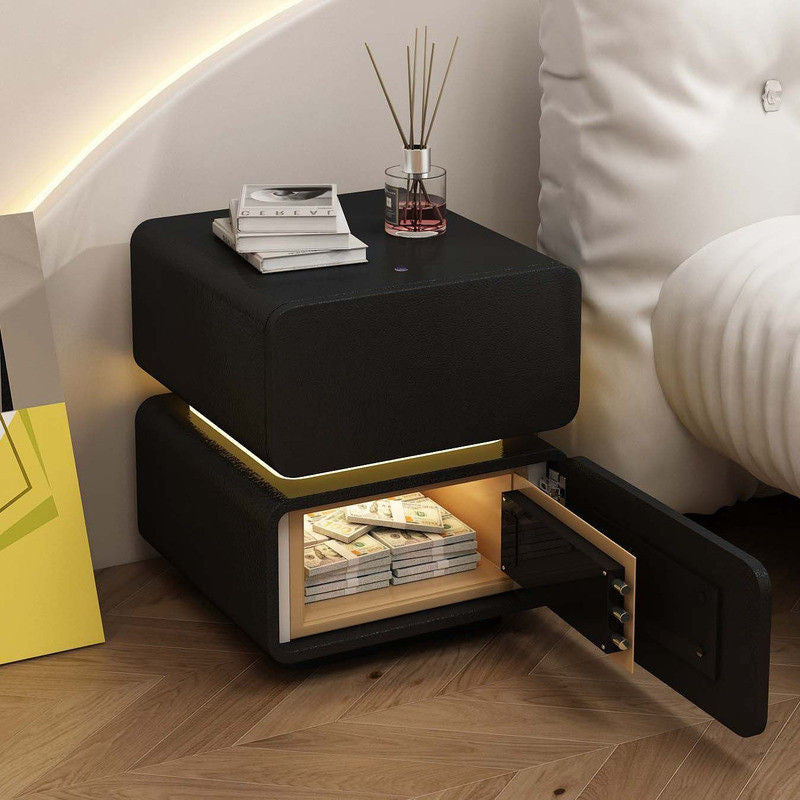 สมาร์ทระงับกับตู้ชั้นวางของแสงหรูหราพรีเมี่ยมตู้ห้องนอนใหญ่พร้อมไฟ