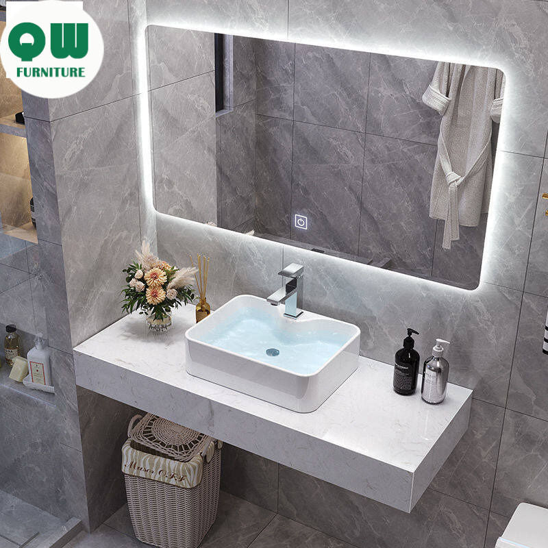 ห้องน้ำจากหินอ่อนและกระจกสมาร์ทห้องน้ำ