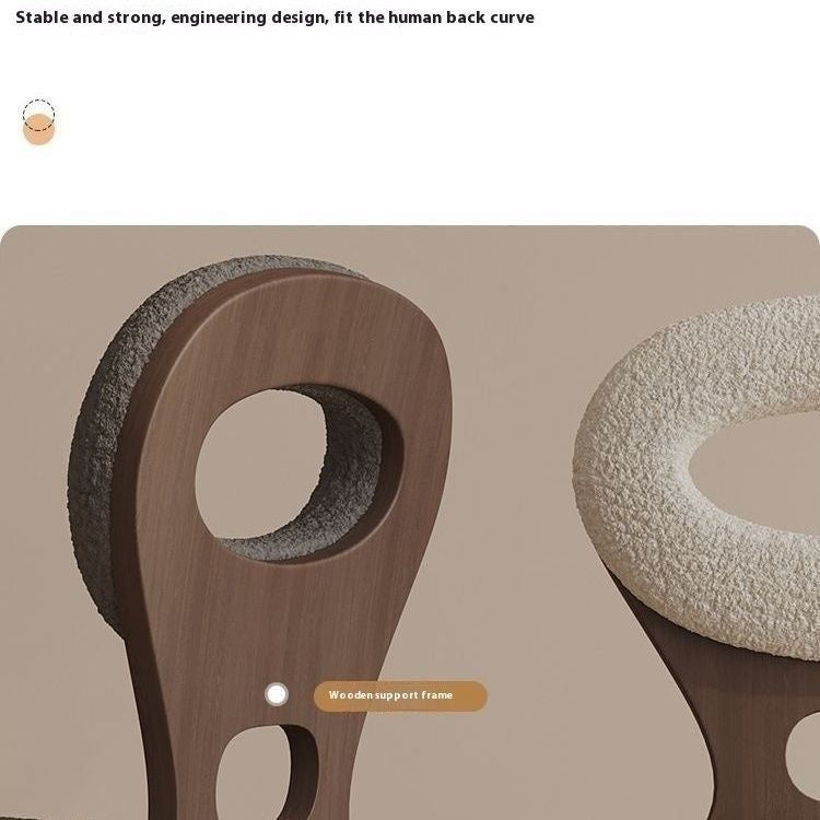 เก้าอี้นุ่มรองรับนอร์ดิกเก้าอี้ศิลปะประกอบประกอบ