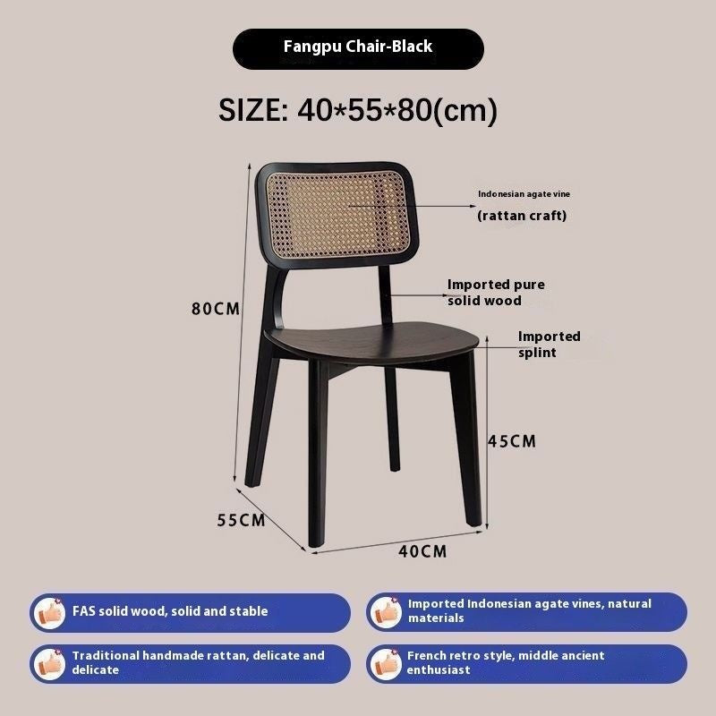 หวายถักเก้าอี้สำหรับโบราณ, เก้าอี้พนักสำรวจแบบเรียบง่ายและเก้าอี้รองรับในส่วนนี้
