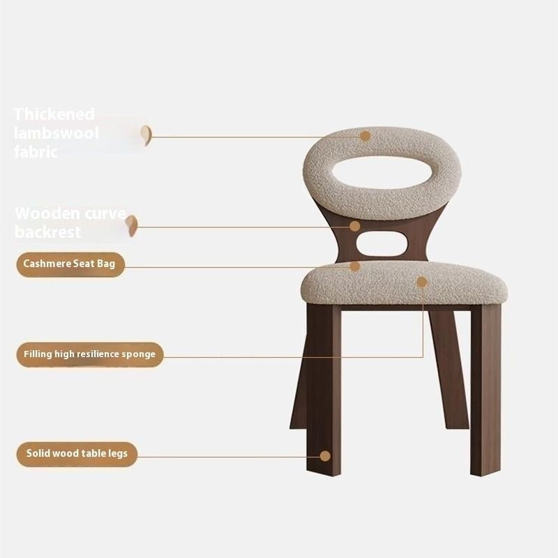เก้าอี้นุ่มรองรับนอร์ดิกเก้าอี้ศิลปะประกอบประกอบ