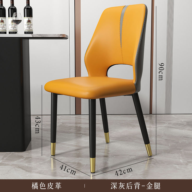 เก้าอี้หรูหราสไตล์อิตาลีเก้าอี้รองรับเก้าอี้พนักเก้าอี้รับประทานอาหารทางอินเทอร์เน็ต 