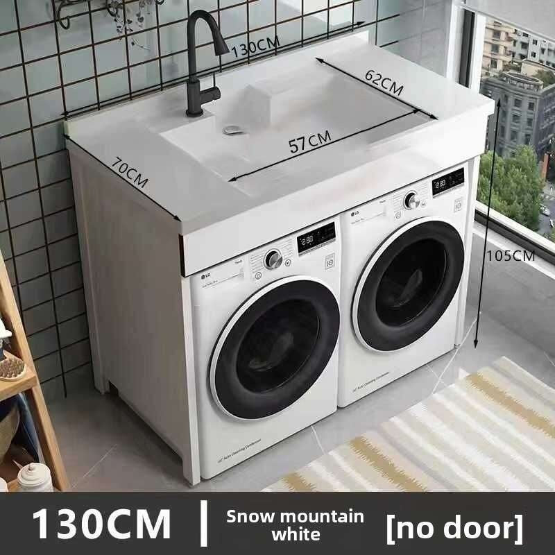 QW- aluminum bathroom sink set Bathroom storage cabinet