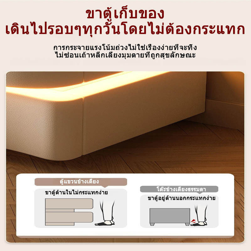 โต๊ะเก้าอี้สเตรียแวร์ภายในห้องนอนมีหลายรูปแบบไฟคาดเข็มขัดอัจฉริยะ 