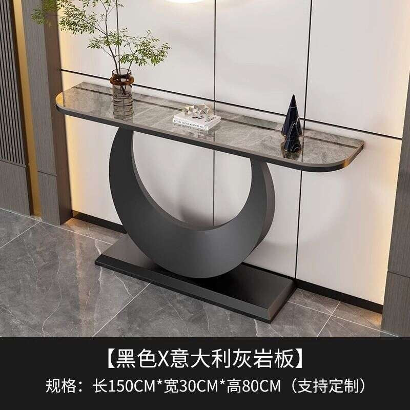 Living bar end stone table, entrance cabinet, simple, modern, light luxury, living room wall table