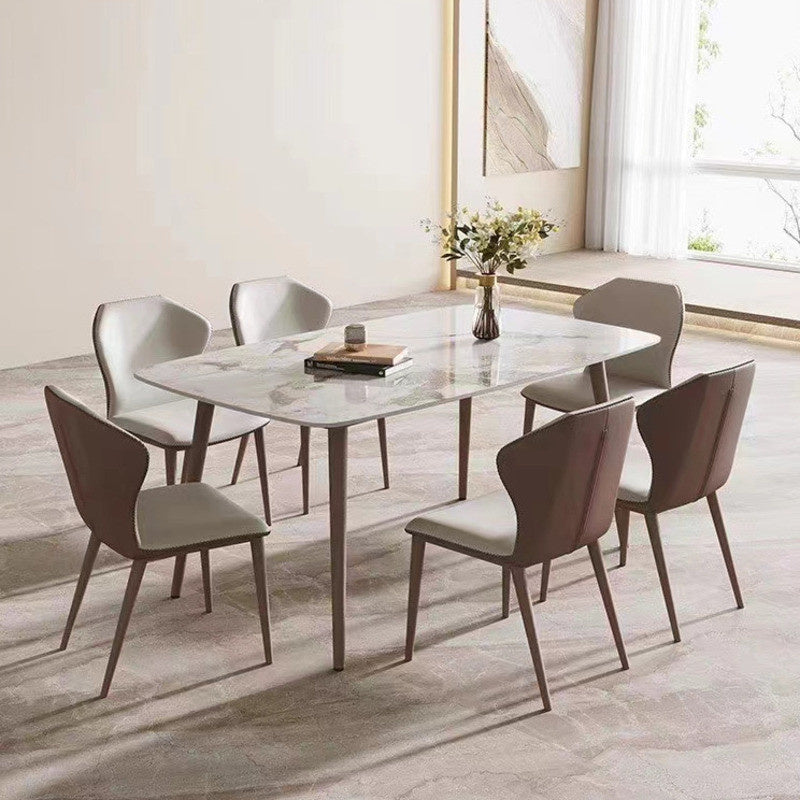 Soft Granite Dining Table Small modern style, suitable for living room or dining room.