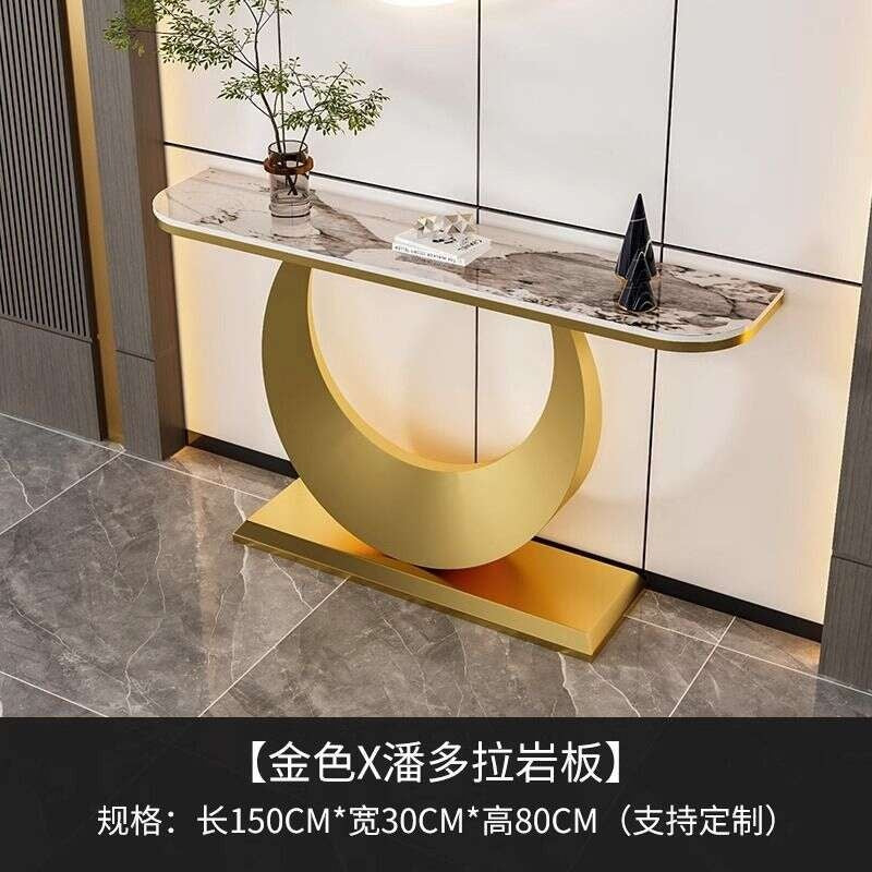 Living bar end stone table, entrance cabinet, simple, modern, light luxury, living room wall table