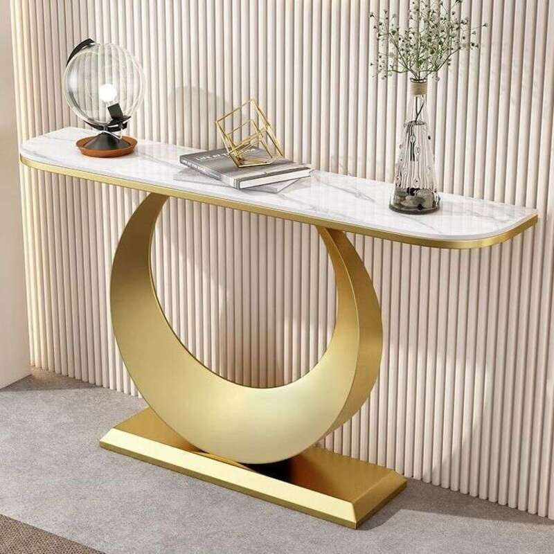 Living bar end stone table, entrance cabinet, simple, modern, light luxury, living room wall table