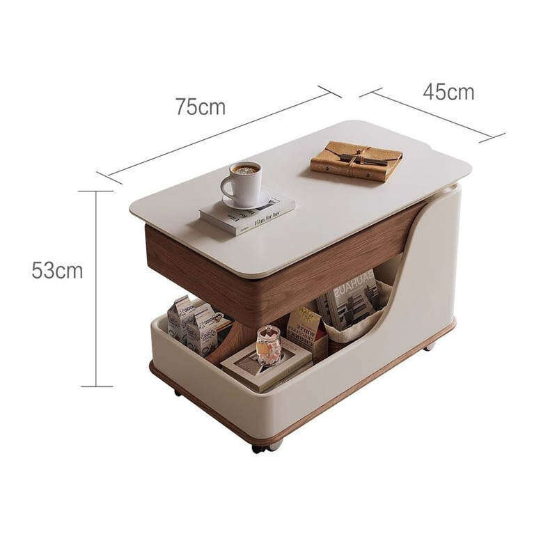 นอร์ดิกบ้านขนาดเล็กและเดสก์ท็อปหินสำหรับโต๊ะกาแฟที่รองรับบ้านยกได้