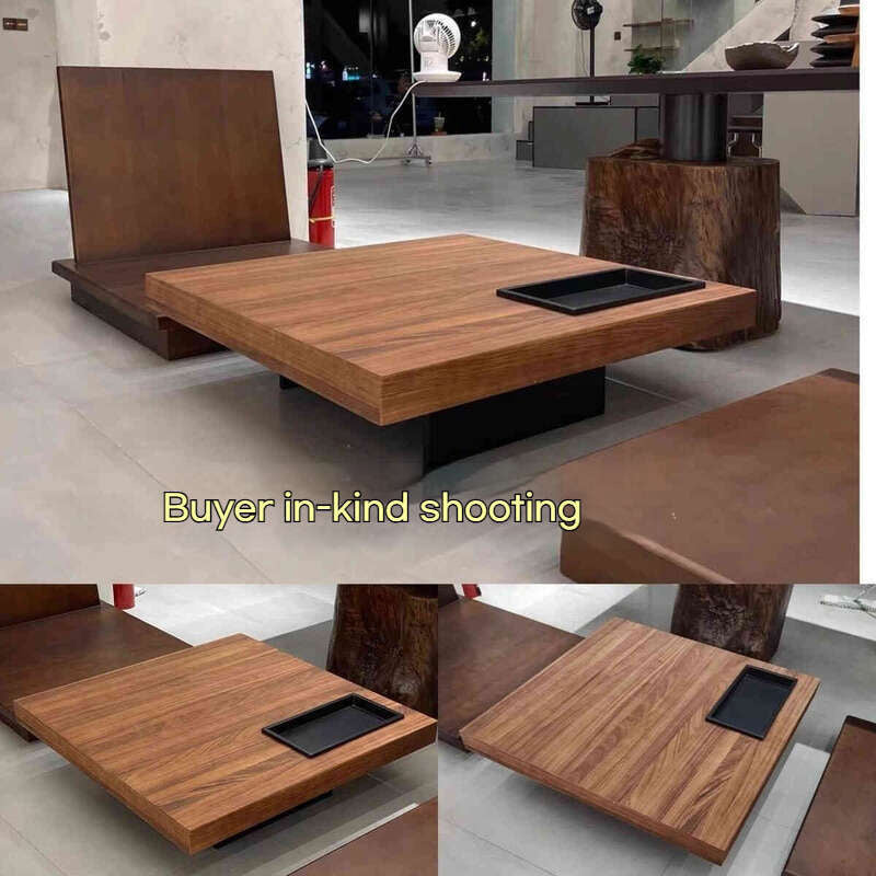 Modern Home Furniture Tall Italian Square Coffee Table