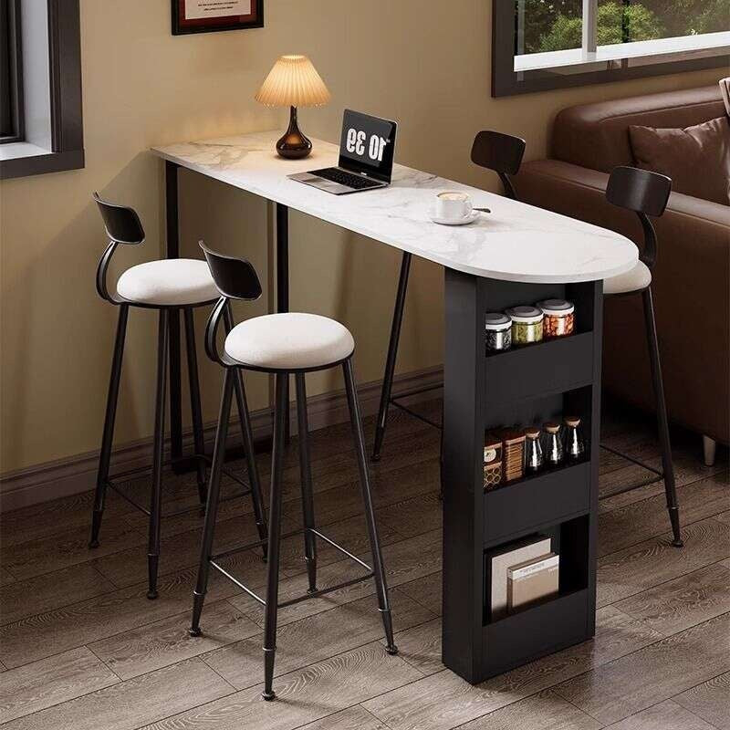 Bar Stone Board Home Ancient Chinese Style Living Room Partition Wall Dining Table Island Simple