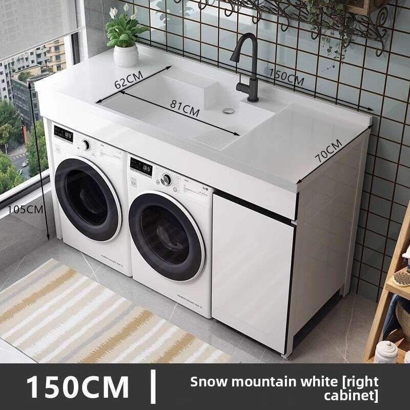 QW- aluminum bathroom sink set Bathroom storage cabinet