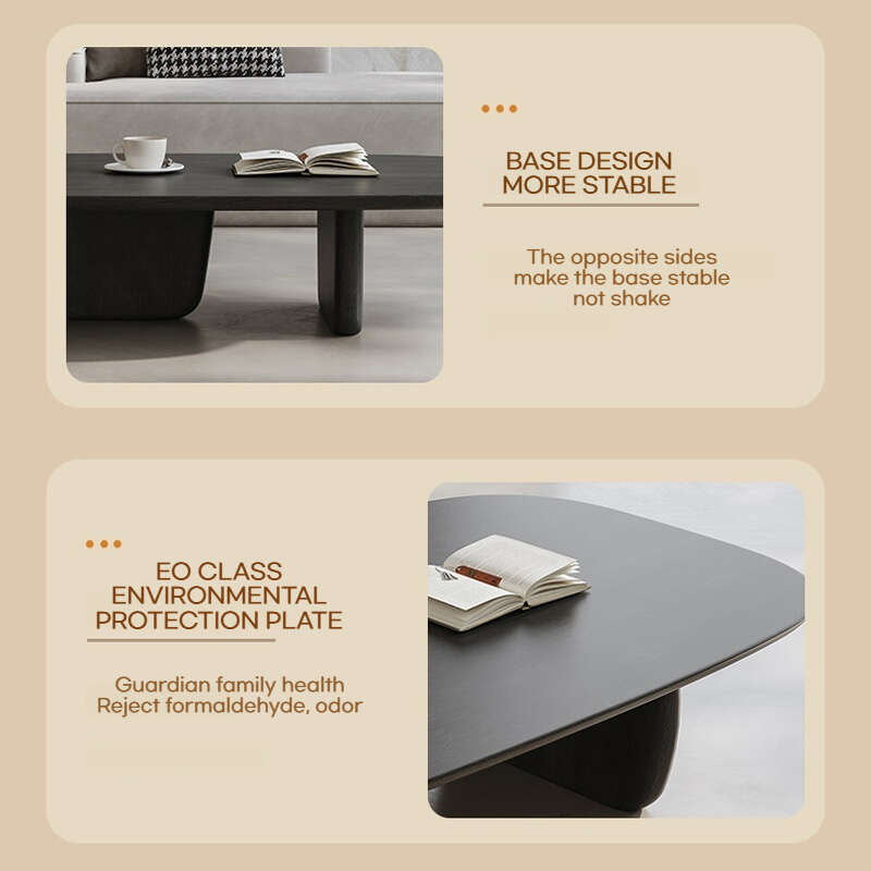 Living Room Tea Home Coffee Stone Board Combination Table