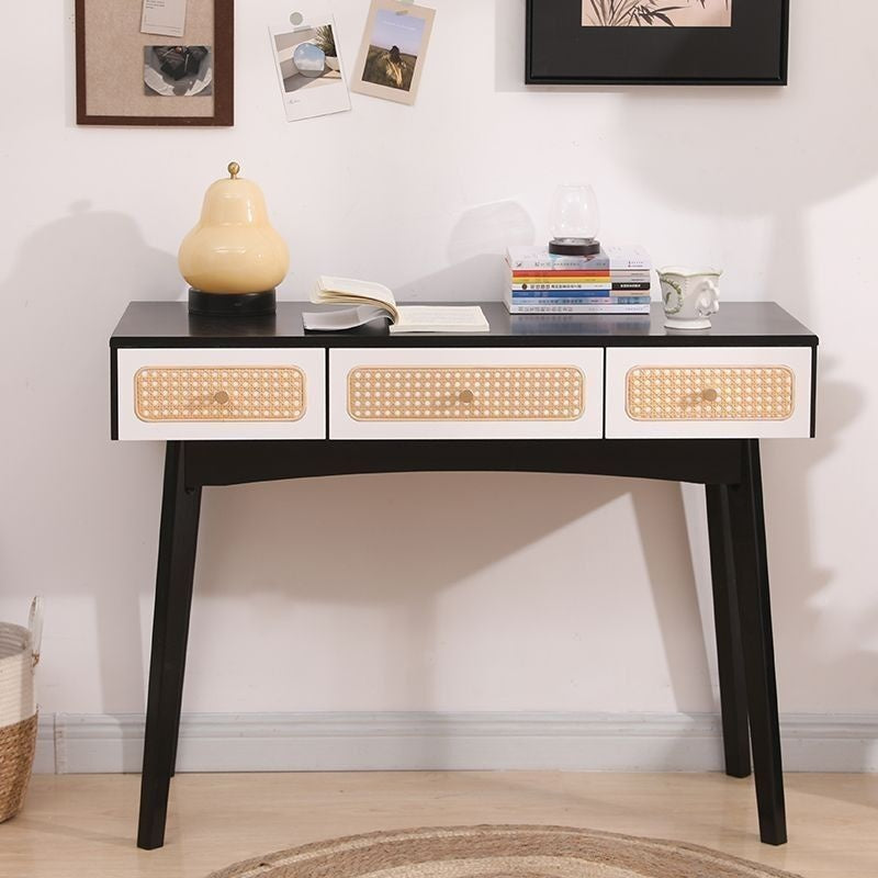 Modern Wicker Nordic Simple Home Bedroom European Style Makeup Dressing Table