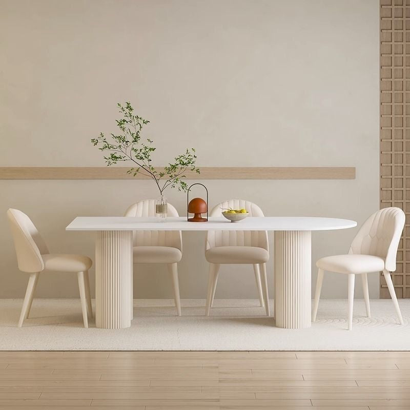 โต๊ะเก้าอี้ Island Table Slate ส่วนใหญ่จะดูหรูหราสไตล์ฝรั่งเศสครีมในส่วนของโต๊ะเก้าอี้รวมร้านอาหารหน้าแรก