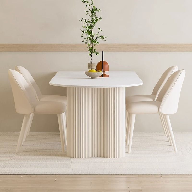 โต๊ะเก้าอี้ Island Table Slate ส่วนใหญ่จะดูหรูหราสไตล์ฝรั่งเศสครีมในส่วนของโต๊ะเก้าอี้รวมร้านอาหารหน้าแรก