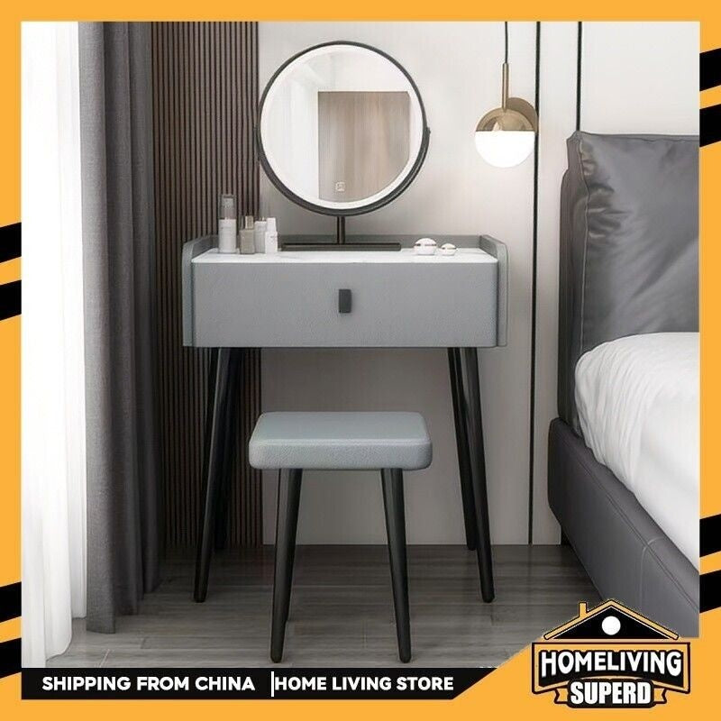 Top Modern Simple Elegant Dressing Table Decorated with Solid Wood