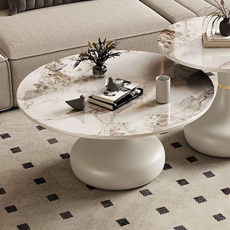 Slate set for home living room Small coffee sofa side table, small round table