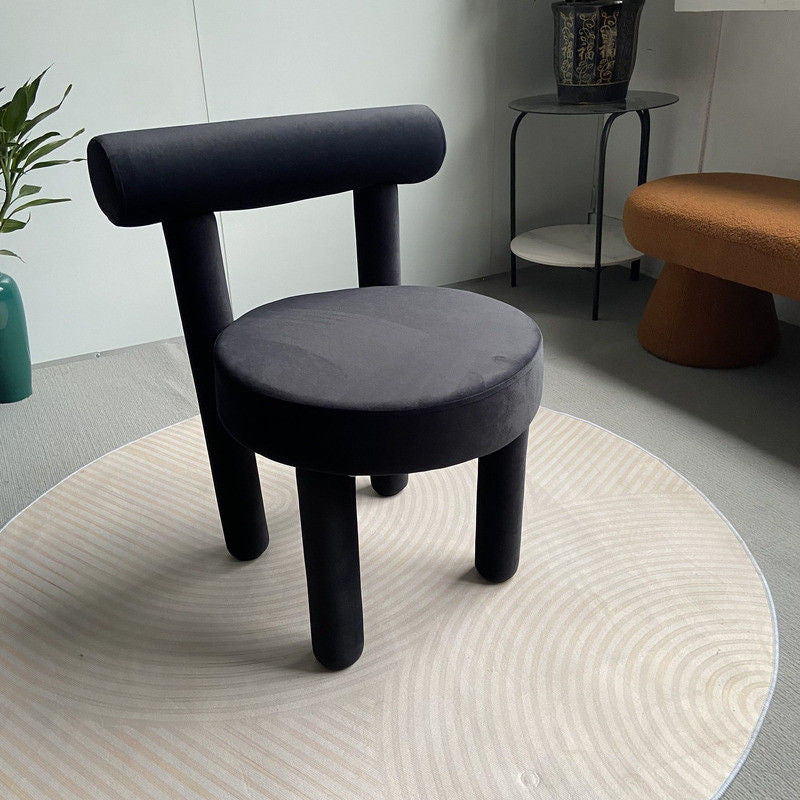 ออกแบบรูปลักษณ์ความกว้างและความหนาขึ้นออกแบบมินิมอลบ้านห้องนอนด้านหลังเก้าอี้สตูลสไตล์เพื่อรองรับเก้าอี้สีแดงแต่งหน้า 