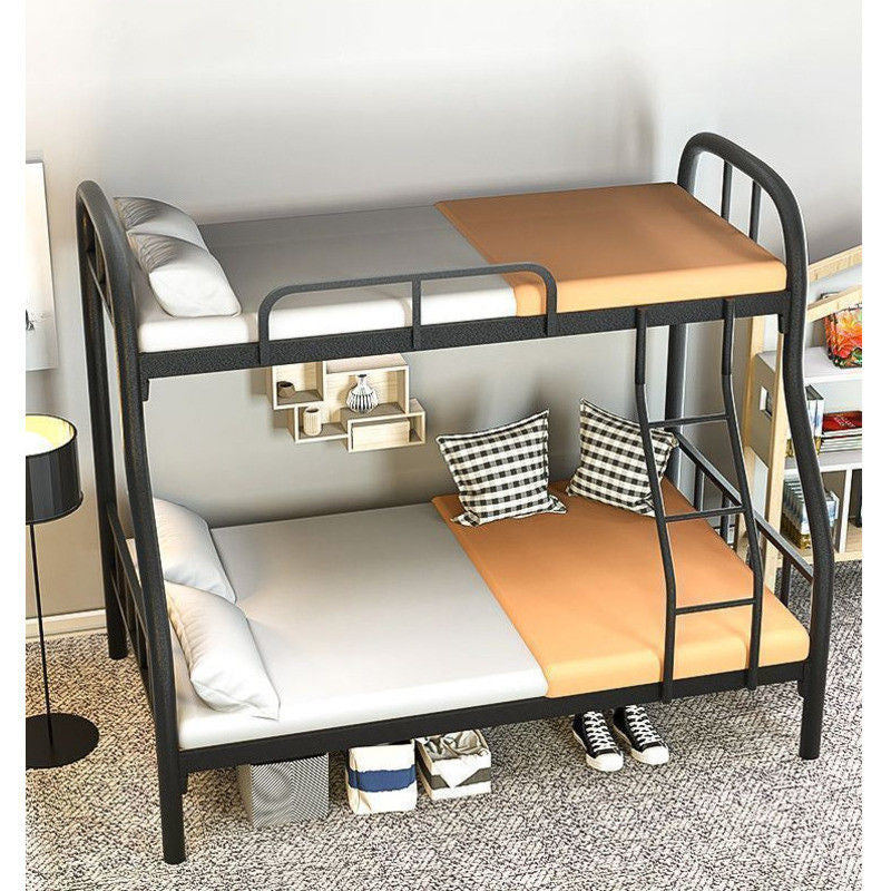 Iron art bunk bed, upper and lower iron shelf bed
