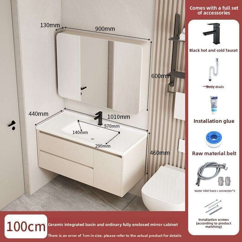 QW- Dressing table storage set, width 40 cm.Bathroom Mirror Cabinet