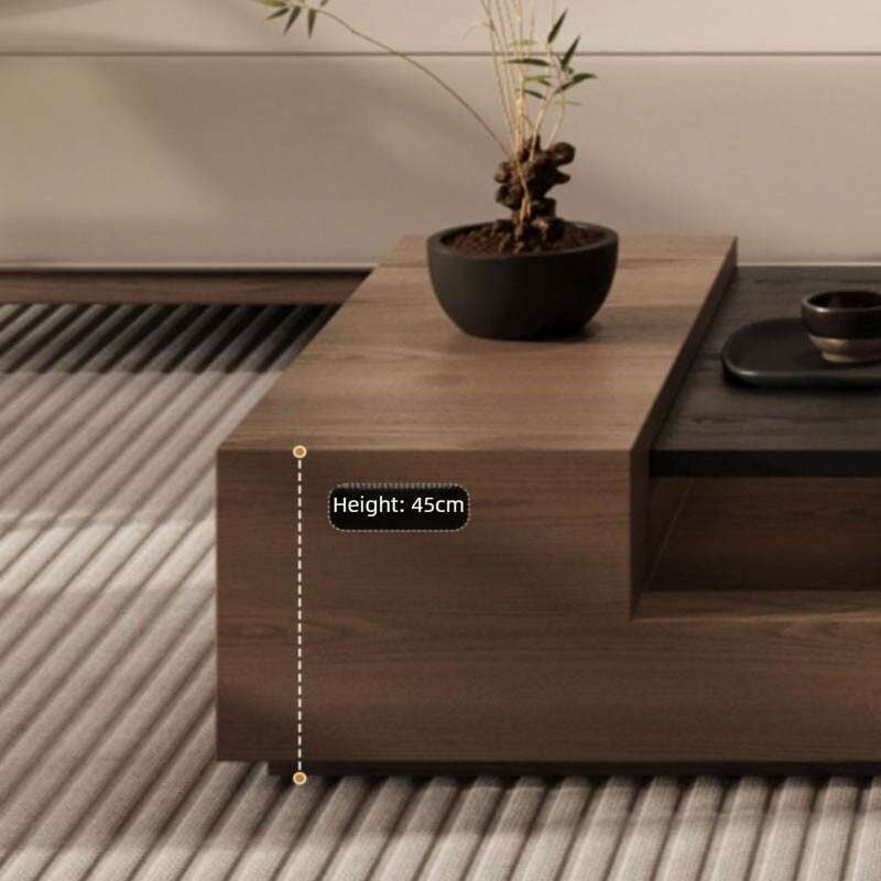 Modern Solid Wood Living Room Side Coffee Table for Home