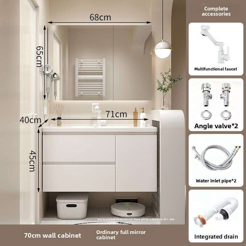 QW- Dressing Table Set Smart Mirror Cabinet in Bathroom, Width 40 cm.