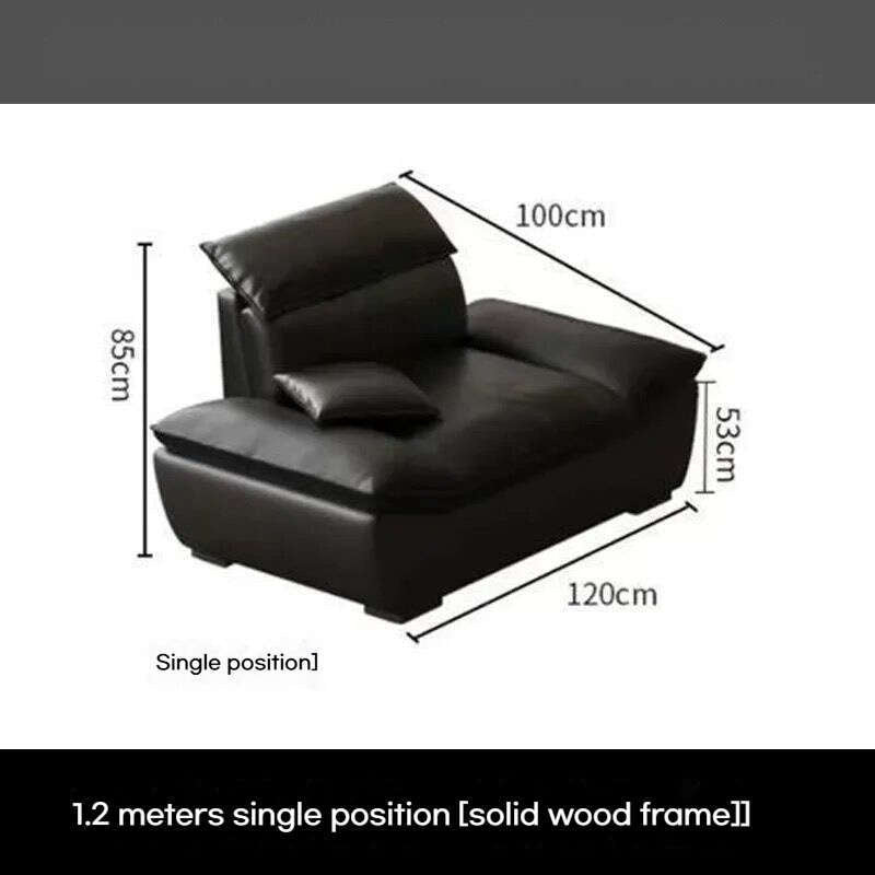 Sailing high living room, Italian luxury leather sofa, light