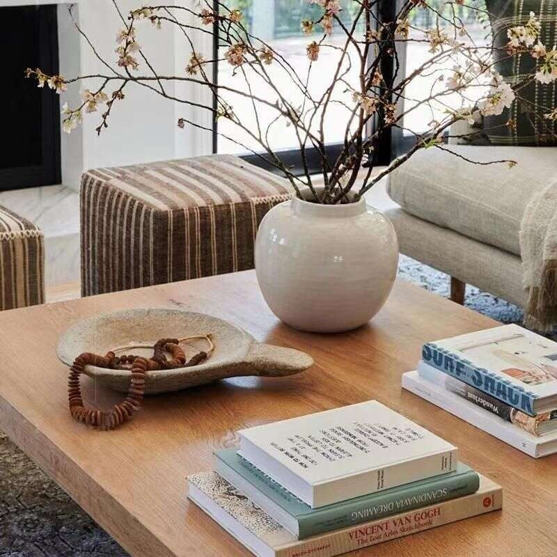 Coffee Solid Wood Nordic Modern Living Room Rectangular Tea Wooden Table Tatami