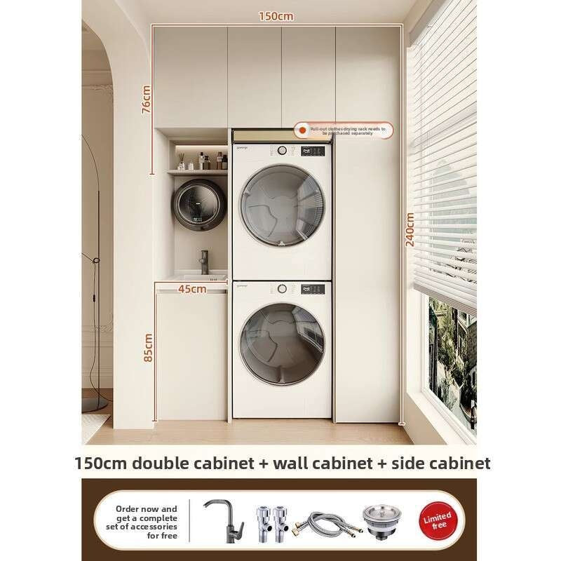 QW- Aluminum Balcony Bedroom Storage Cabinet