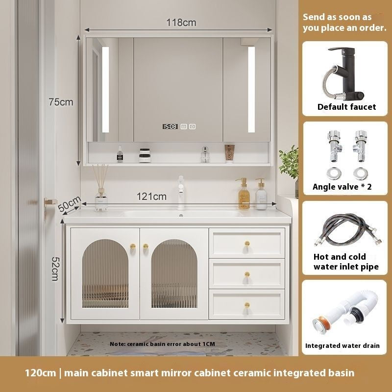 ห้องน้ำภายในห้องน้ำตู้กระจกสมาร์ทห้องน้ำฮาร์ดแวร์เซรามิก 