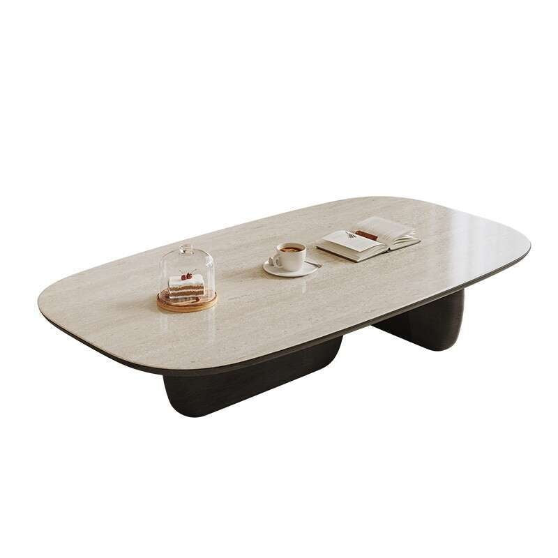 Living Room Tea Home Coffee Stone Board Combination Table