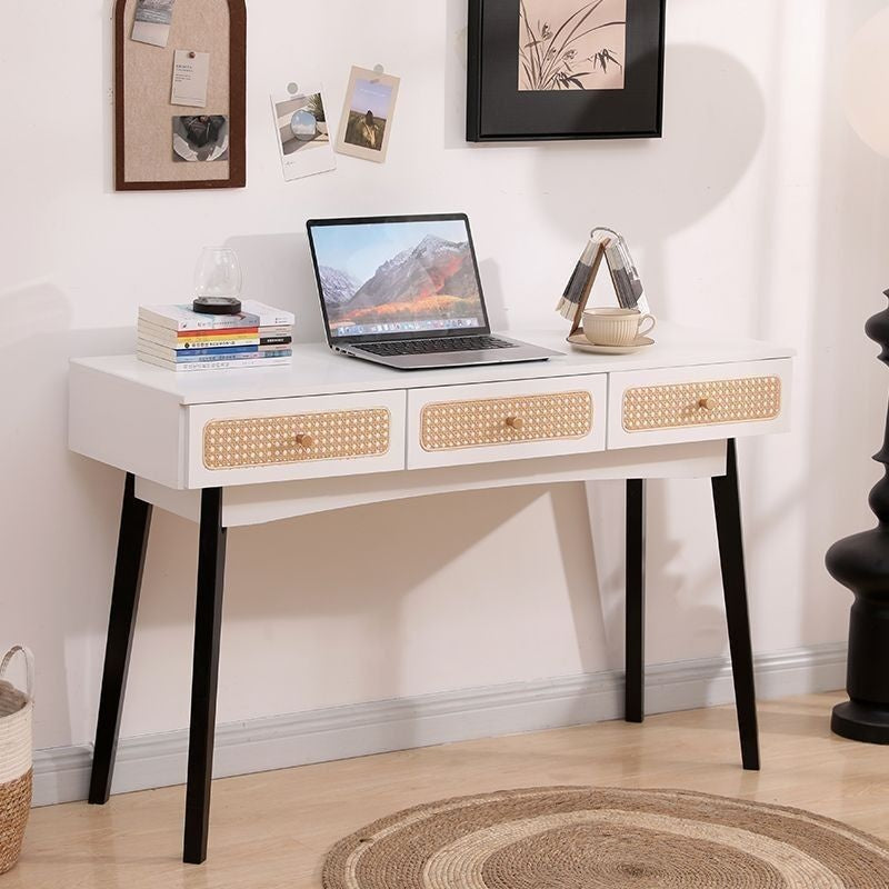 Modern Wicker Nordic Simple Home Bedroom European Style Makeup Dressing Table