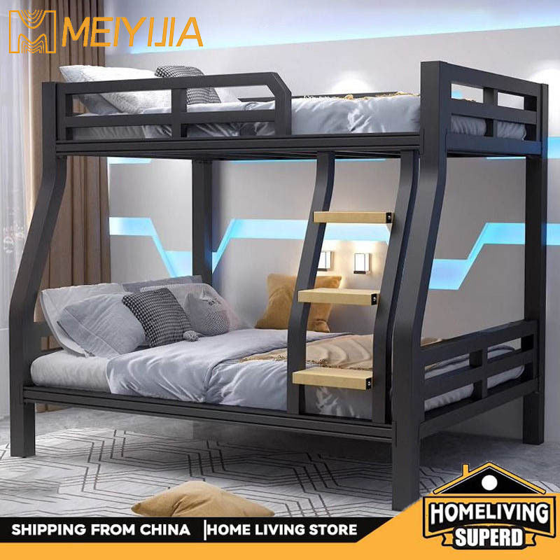 Thickened steel upper and lower beds, bunk home wrought iron bed, double bed