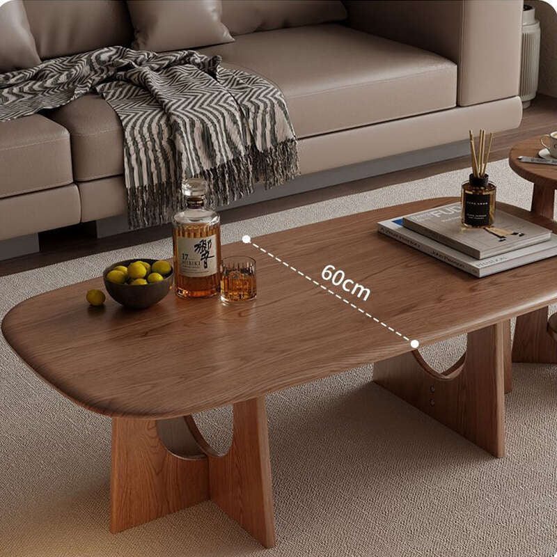 Solid wood living room home coffee table, Japanese style, modern small table