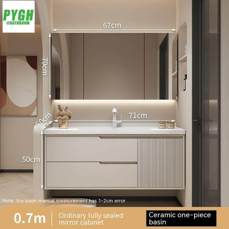 QW- Bathroom Sink Cabinet Set with Smart Mirror