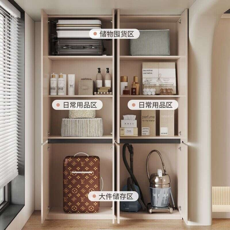 QW- can be customized Aluminum Balcony Bedroom Storage Cabinet