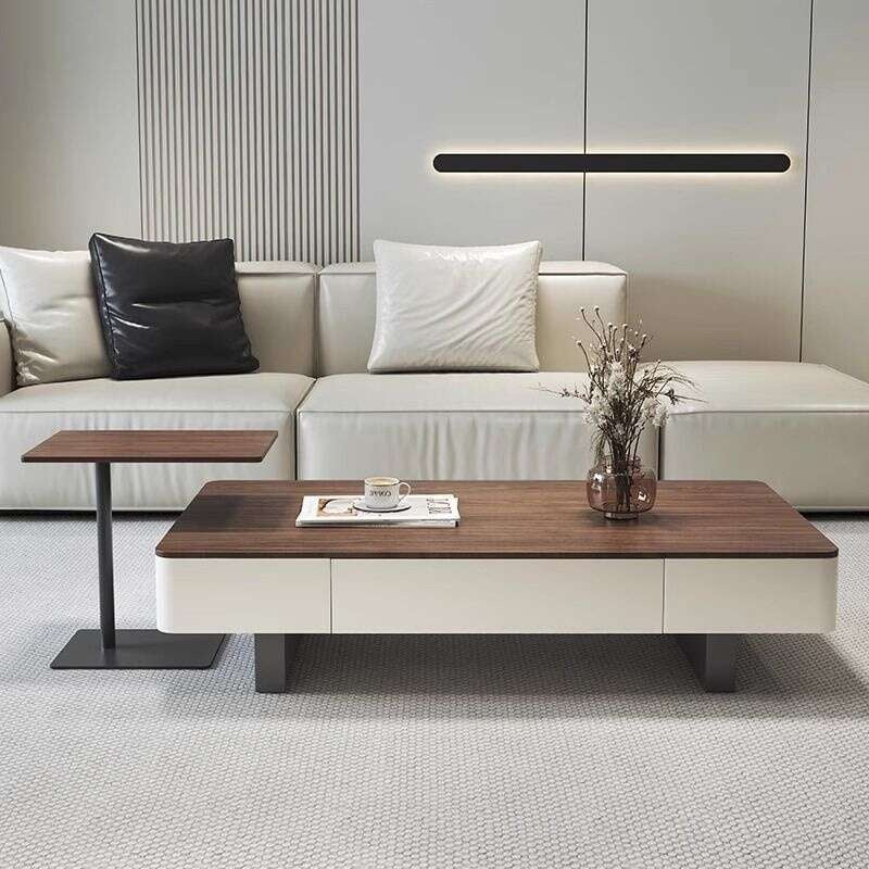 Italian Style Rectangular Stone High-end Living Room Coffee Simple Modern Table for Home