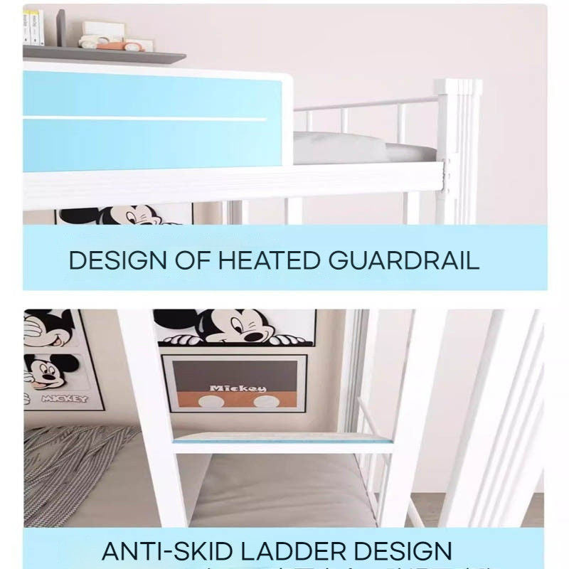 Upper bunk upper lower double beds, apartment shelves, high and low steel shelves
